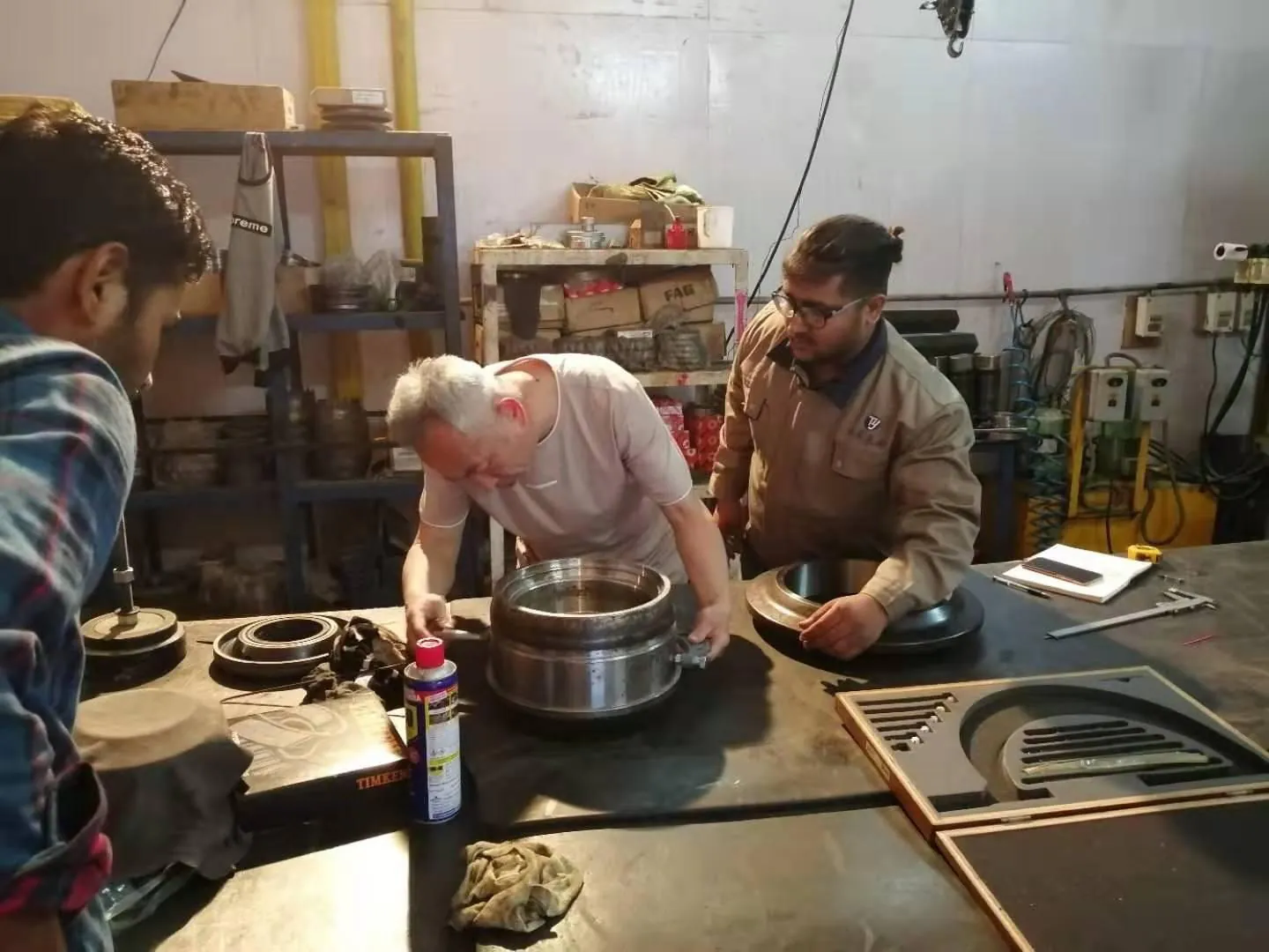 Tianyou maintenance workshop in India