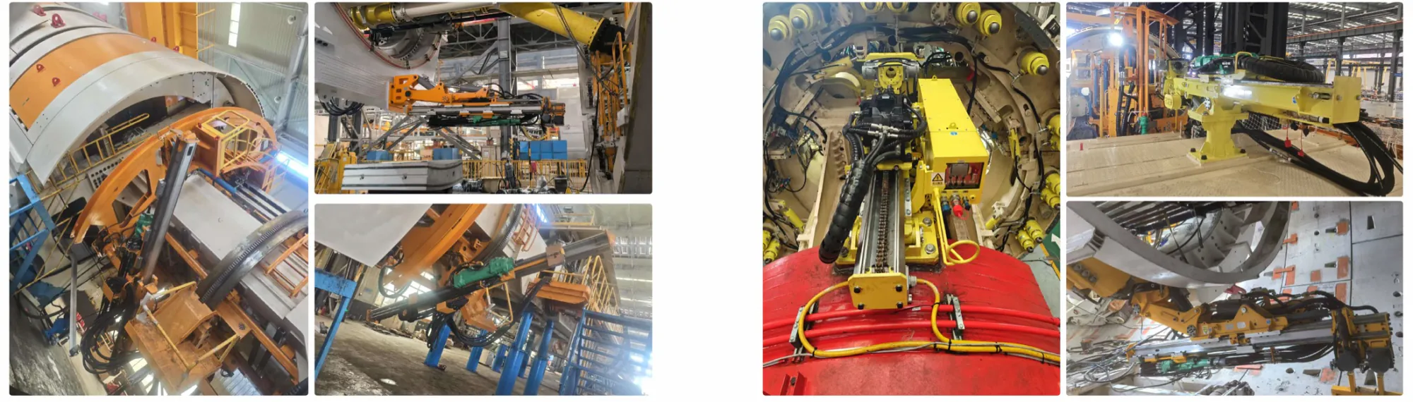 TBM-mounted advance drilling and grouting machine
